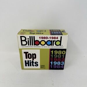 Billboard Top Hits 1980-1984 CD Box Set Pre Owned Compilation Music CDs Set